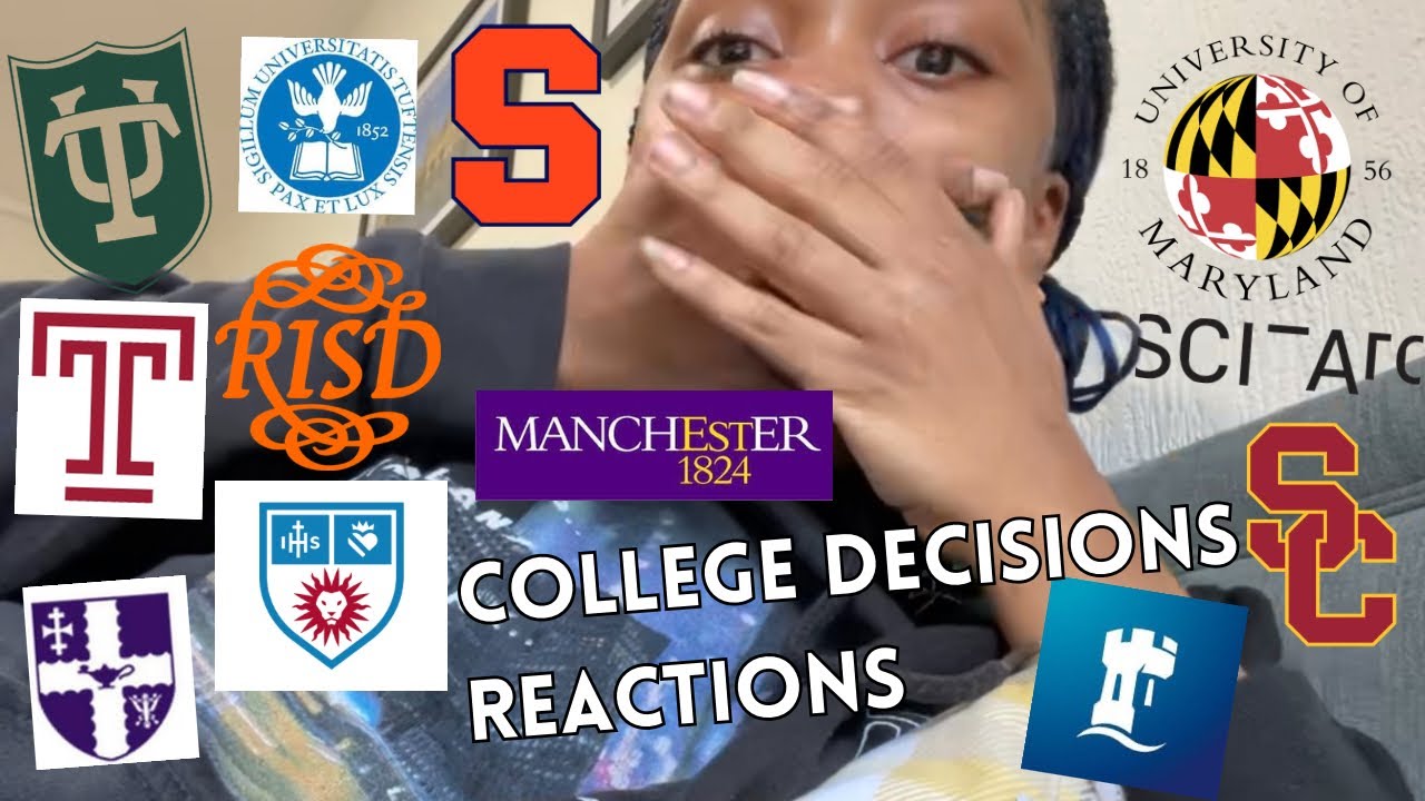 COLLEGE DECISION REACTIONS - YouTube