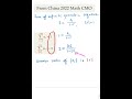 2022 China Math Competition - Sum of Infinite Geometric Sequence