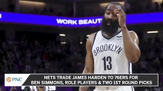 James Harden, Ben Simmons Swapped In 76ers, Nets Blockbuster Trade