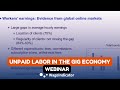 Webinar on Unpaid Labor in the Gig Economy | Hosted by WageIndicator Foundation