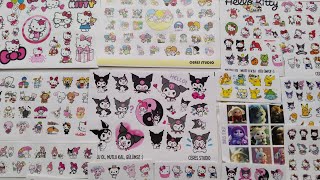 Kargo Paketleri Açılsın *1 Hello Kitty ve Arkadaşlarının Tüm Stickersları ile Elif in Oda Süsü