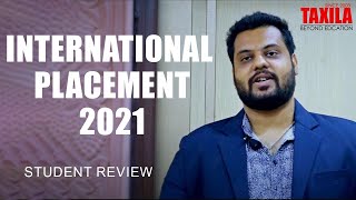 How to get International Placement During COVID - Student Review | Taxila Business School