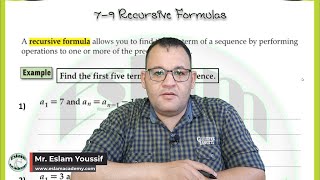 Grade 9 – Chapter 7 – Lesson 9 Recursive Formulas