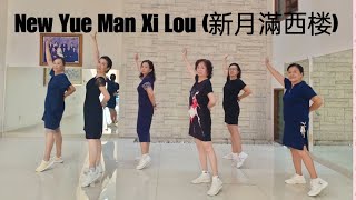 New Yue Man Xi Lou (新月滿西楼) Line Dance (demo \u0026 count)