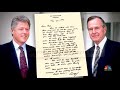 the unlikely friendship between george h.w. bush and bill clinton nbc nightly news