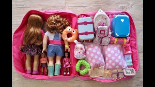 How TO TRAVEL WITH YOUR AMERICAN GIRL DOLL ~ Two Nights Vacation Stay!