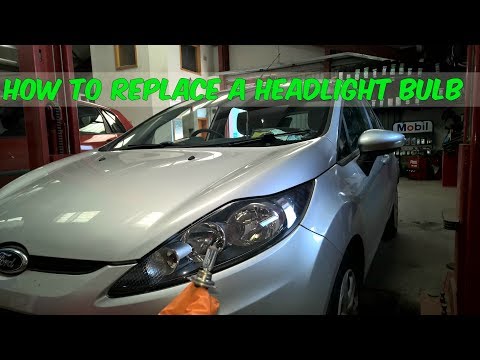 How To Replace A Headlight Bulb In A Ford Fiesta How To Replace A Headlight Bulb In A Ford Fiesta