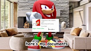 KNUCKLES is acting kinda SUS! | Sonic TTS Memes