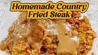 Homemade Southern Style Country Fried Steak Recipe