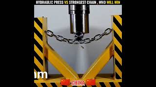 HYDRAULIC PRESS VS STRONG ANCHOR CHAIN 💥 Of Different Countries 🤯 #shorts #america #shortfeed