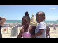 sand sculpting festival draws crowds to revere beach for 20 years