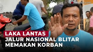 Benturan Keras di Jalur Nasional Blitar, Pengendara Motor Tutup Usia di Tempat | OneNews Update