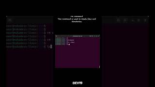 rm | 🐧Linux Commands #6 | #linux #programmer #coding #ubuntu #kali #cpp #terminal #developer #931
