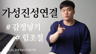 [보컬발성tip] 가성진성연결 / 감정넣기 / 성대간격조절 / 힘조절