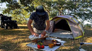 Camping# lamb in clay. Cooking ASMR no talking / Wild Nature Cooking #cooking #cookingcamping#