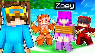 Saving Zoey From ASSASSINS In Minecraft!