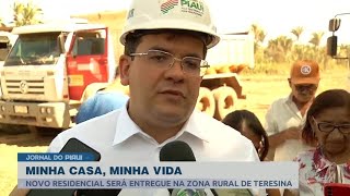 Governador Rafael Fonteles visita obra de novo residencial do Minha Casa, Minha vida em Teresina