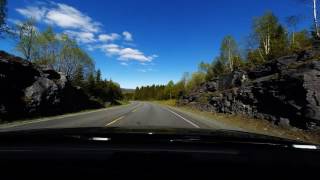 Driving North from Steinkjer