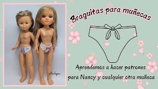 Hacemos braguitas para muñeca Nancy otras muñecas