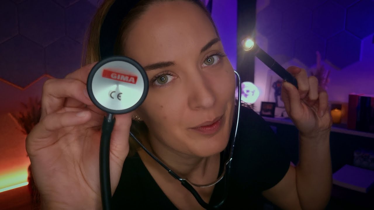 Asmr Full Medical Check Up Roleplay Ear Eye Nerve Examination