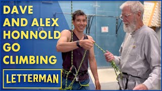 Dave And Alex Honnold Go Climbing | Letterman