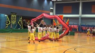 全港公開龍獅藝錦標賽2014HK Open Dragon \u0026 Lion Dance Competition 2014公開龍藝組 季軍2nd runner-up 彭貴榮洪拳體育會20141221