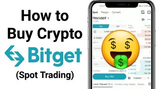 How to buy crypto on Bitget exchange | Spot Trading | How to trade on Bitget