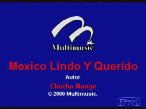 Mexico Lindo Y Querido Karaoke (con Coros) - YouTube