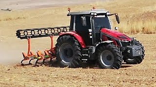 Massey Ferguson 5 s 135 Kültüvatör [ Kaz Ayağı] çekimi Doğanlar Tarım.