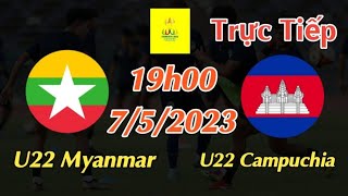 Soi kèo trực tiếp U22 Myanmar vs U22 Campuchia - 19h00 Ngày 7/5/2023 - Sea Games 32