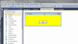 Forms and Passwords VB.NET Tutorial Part 1