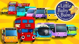 Bus Song | Ten Little Buses! | Nursery Rhymes | By LittleBabyBum! Bus Song | Ten Little Buses! | Nursery Rhymes | By LittleBabyBum!