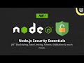 Node.js Security Best Practices: JWT blacklisting, rate limiting, schema validation