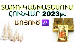 2023թ.֊ի հունվար ամսվա ՏԱՌՈ֊կանխատեսումը ԱՌՅՈՒԾ ♌ նշանի տակ ծնվածների համար | HAY_TARO