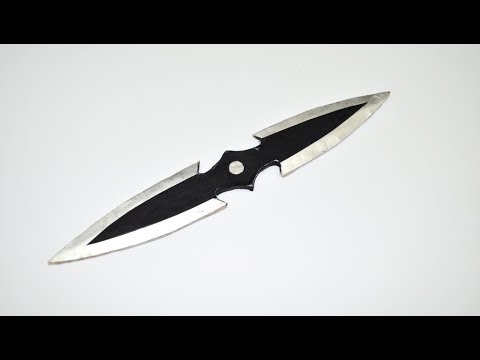 How to make a paper toy double knife. Paper weapons How to make a paper toy double knife. Paper weapons