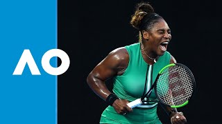 Final game: Serena Williams defeats Simona Halep (4R) | Australian Open 2019