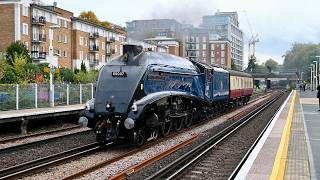 Steam and diesel action at Kensington Olympia