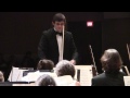 ryan jacobsen conducting the whitman college orchestra