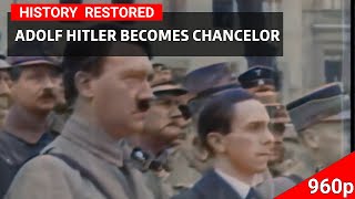 Adolf Hitler becomes  chancellor of Germany 1933 | Restored Quality | 960p