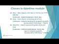 datetime module in Python