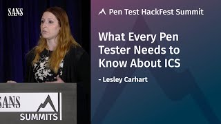 What Every Pen Tester Needs to Know About ICS