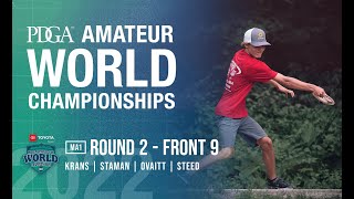 2022 PDGA Amateur Worlds | R2F9 | MA1 Lead | Krans, Staman, Ovaitt, Steed