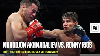 FIGHT HIGHLIGHTS | Murodjon Akhmadaliev vs. Ronny Rios