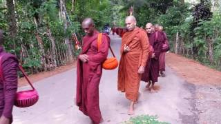 Ven Nauyane Ariyadhamma Maha Thero(තෙමස් පූර්ණ පිංකම පිණ්ඩපාත චාරිකාව)