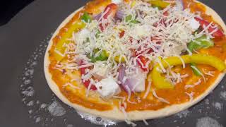 Homemade Tawa Pizza in 10 Minutes – No Oven Needed!!