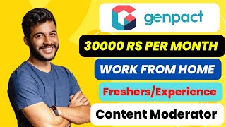 Genpact is hiring for CONTENT MODERATOR – NON VOICE PROCESS #workfromhome #likeandsubscribe #jobs