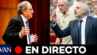 Moción de censura de Ciudadanos a Quim Torra [EN DIRECTO]