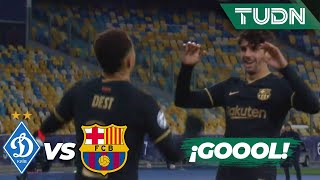 ¡SEÑOR GOLAZO! ¡Sergiño Dest sin piedad! | Dinamo 0-1 Barcelona | Champions League 2020/21-J4 | TUDN