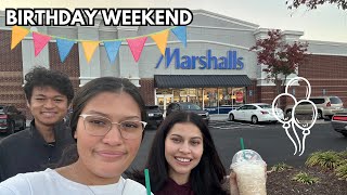 BIRTHDAY VLOG || MINI VACAY, MARSHALL'S FINDS, VIRAL 5 BELOW PJ'S, JUICY SETS AND MORE !!