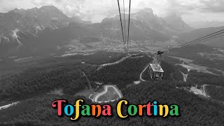 Tofana Cortina cable car Dolomites Italy